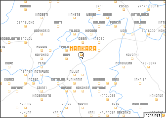 map of Mankara