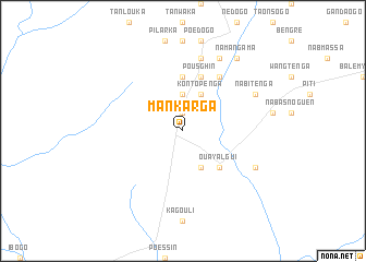 map of Mankarga