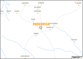 map of Mankariga