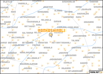 map of Mānka Shimāli