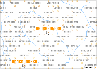 map of Mān Kawng-hka