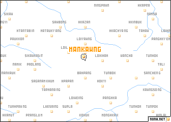 map of Mān Kawng