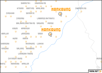 map of Mān Kawng