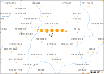 map of Mān Kawnhawng