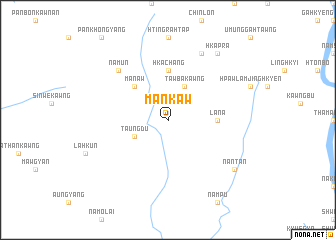 map of Mankaw