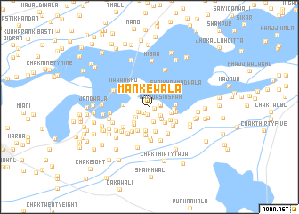 map of Mānkewāla