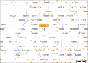 map of Manke