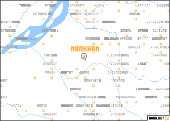 map of Mān Kham
