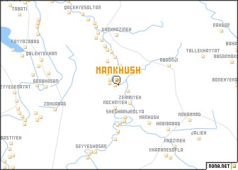 map of Mankhūsh