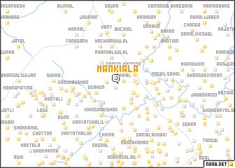 map of Mānkiāla