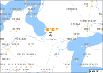 map of Mankié