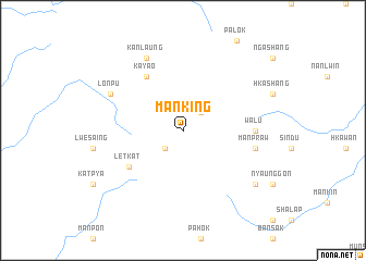 map of Manking