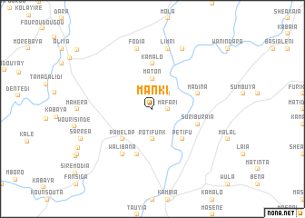 map of Manki