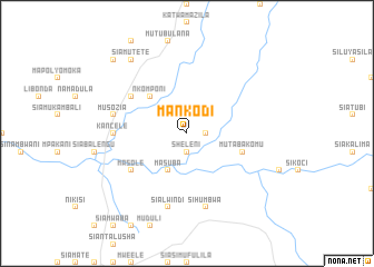 map of Mankodi