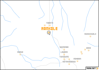 map of Mankole