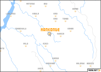 map of Mankonde
