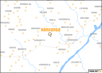 map of Mankondo