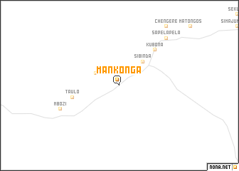 map of Mankonga