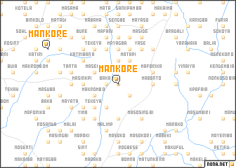 map of Mankore