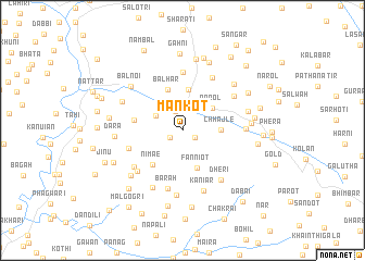map of Mankot