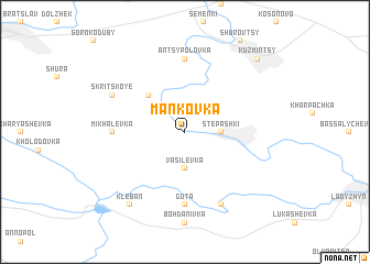 map of Manʼkovka