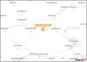 map of Manʼkovka