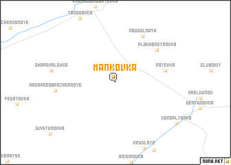map of Manʼkovka
