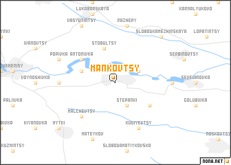 map of Manʼkovtsy