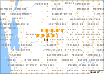 map of Mankulama