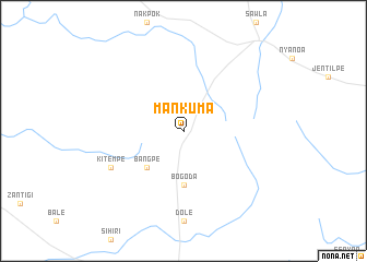 map of Mankuma