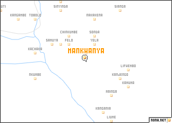 map of Mankwanya