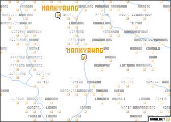 map of Mān Kyawng
