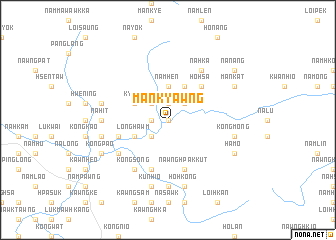 map of Mān Kyawng