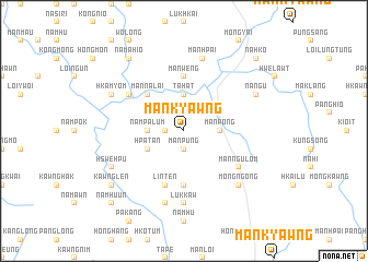 map of Mān Kyawng