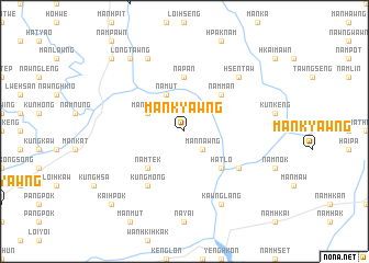 map of Mān Kyawng