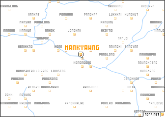 map of Mān Kyawng