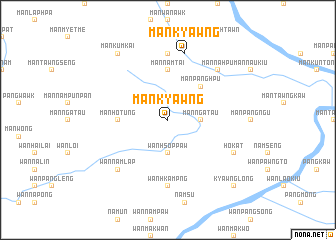 map of Mān Kyawng