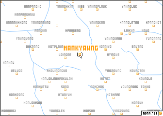 map of Mān Kyawng