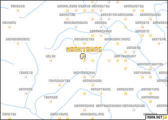 map of Mān Kyawng