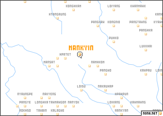 map of Mān Kyin