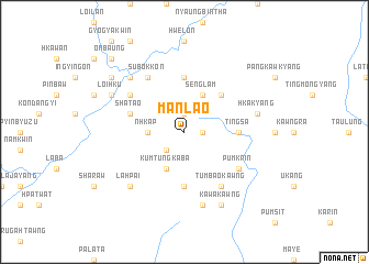 map of Man Lao