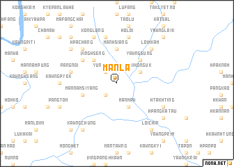 map of Mān La