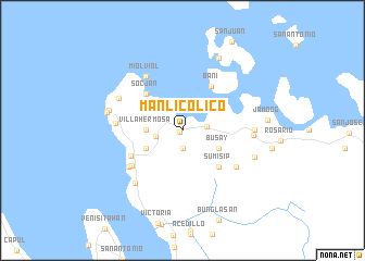 map of Manlicolico