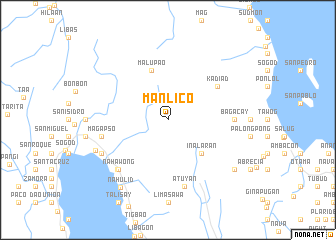 map of Manlico