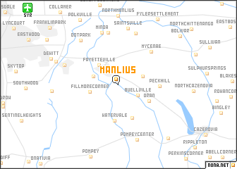 map of Manlius