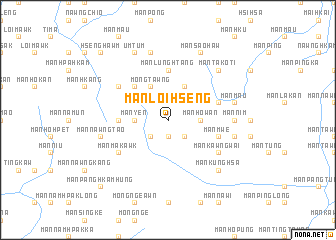 map of Mān Loi-hseng