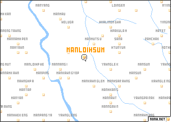 map of Mān Loi-hsum