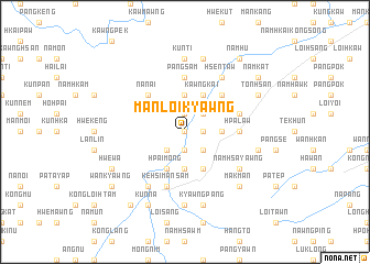 map of Mān Loi-kyawng