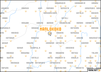 map of Manlokoko