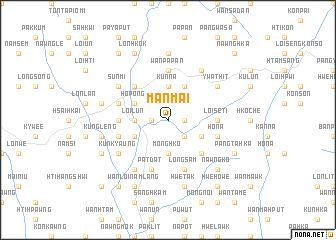 map of Mān Mai